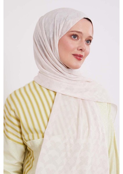 Bej Kristal Desen Jakar Capri Şal fiyatları