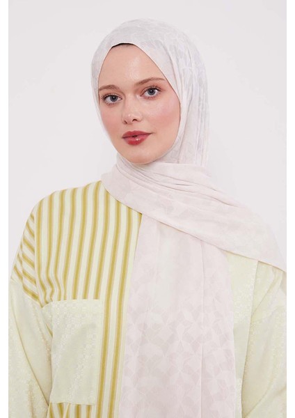 Bej Kristal Desen Jakar Capri Şal modelleri