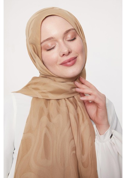 Camel Soyut Desen Grazia şal modelleri