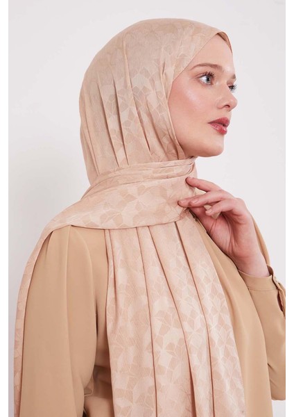 Cappuccino Kristal Desen Jakar Capri Şal