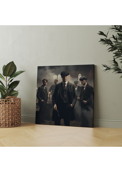 Peaky Blinders Duvar Sanatı - Çete Toplanma Anının Sanatsal Yorumu Kanvas Tablo - Peaky Blinders Dostluk Çete Toplanması Sanatsal Yorum modelleri