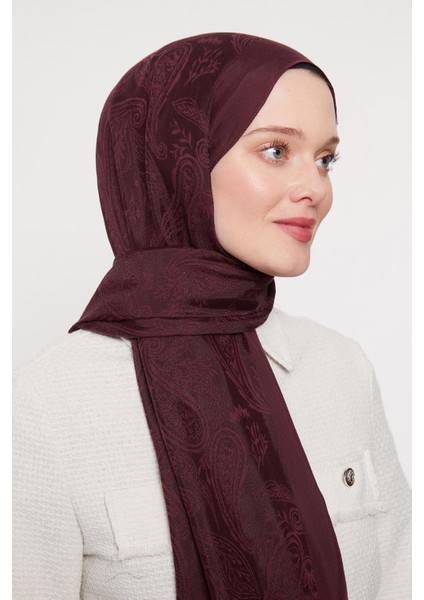 Bordo Hint Desen Grazia Şal fiyatları