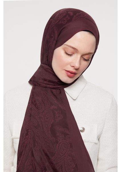 Bordo Hint Desen Grazia Şal fırsatları
