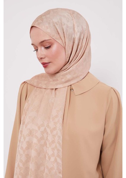 Cappuccino Kristal Desen Jakar Capri Şal fiyatları