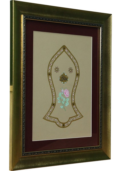 El Işçiliği Tezhip Tablo 55X45 cm - 6320