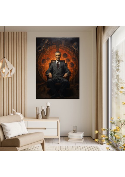 Oppenheimer Geleneksel Kanvas Tablo - Ev Dekorasyonu ve Duvar Süslemesi Için Oppenheimer Kanvas Duvar Sanatı fiyatları
