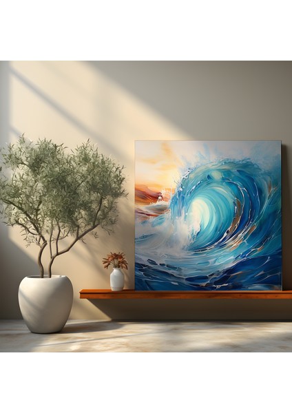 Deniz Dalgaları Kanvas Tablosu fiyatları