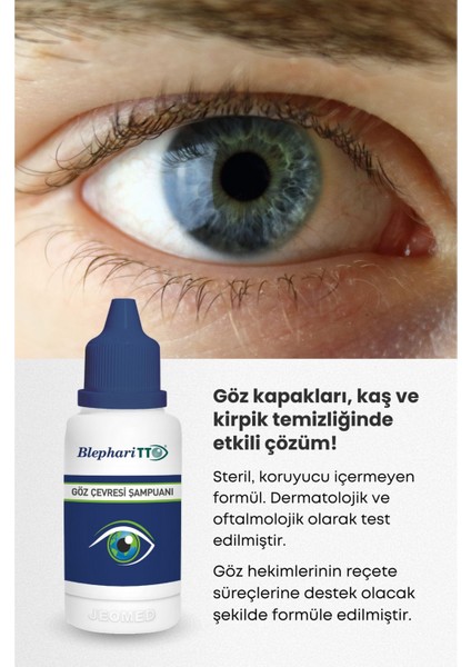 Göz Çevresi Şampuanı - Makyaj Kalıntılarını ve Yağ Birikintilerini Nazikçe Temizleyen Formül, 65 ml indirimleri