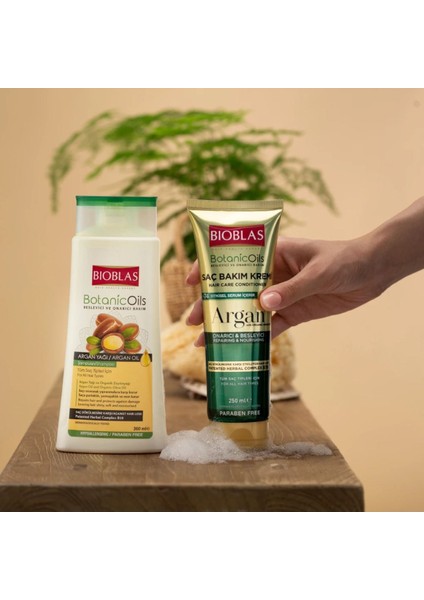 Botanic Oils Argan Yağı Şampuan 360 ml Onarıcı Parabensiz