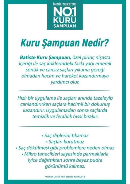 Kuru Şampuan - Arındırıcı ve Hacim Artırıcı, 3×200 ml, Kuru Saçlar İçin modelleri