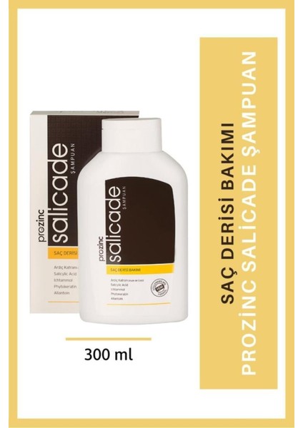 Salicade Kepek Önleyici Şampuan - Yağlı Saçlar İçin Besleyici ve Bitkisel Formül, 300 ml, Paraben İçermez indirimleri