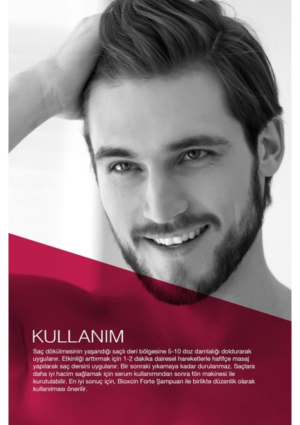 Forte Erkekler için Saç Dökülmesine Karşı Bitkisel Saç Serumu - Lipozom Teknolojisi, 3 x 50 ml