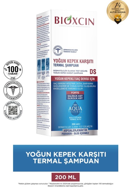 Aqua Thermal Kepek Önleyici Şampuan 200 ml Kükürt ve Probiyotik İçerikli fiyatları