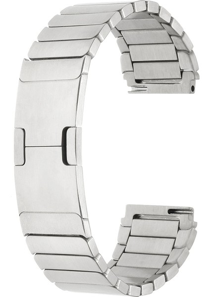 Honor Watch Gs Pro Uyumlu 22MM Parçalı Tasarım Metal Kordon-82 Gümüş modelleri