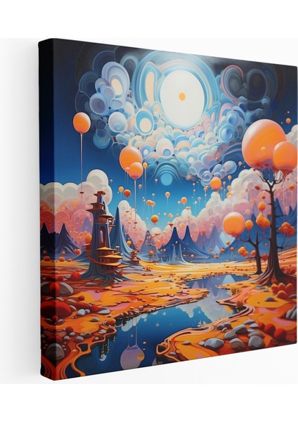 Gerçeküstü Manzara Kanvas Tablosu