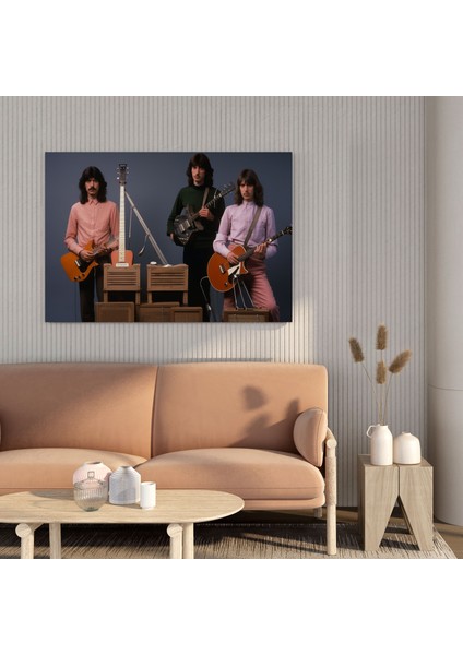 Vintage Pink Floyd Üyeleri Kanvas Tablo - Duvar Sanatı fiyatları