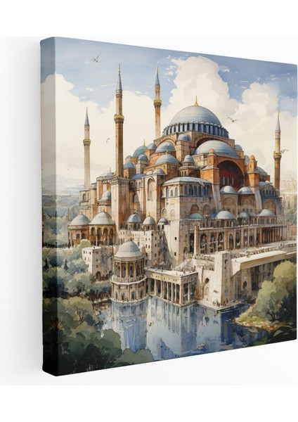 Hagia Sophia Kanvas Tablo | Muhteşem Osmanlı Imparatorluğu Mimarisi