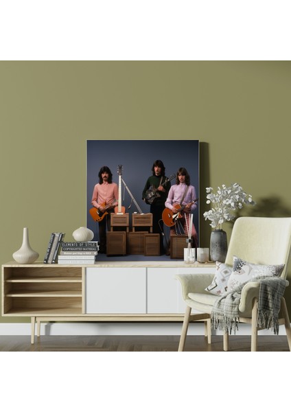 Vintage Pink Floyd Üyeleri Kanvas Tablo - Duvar Sanatı modelleri