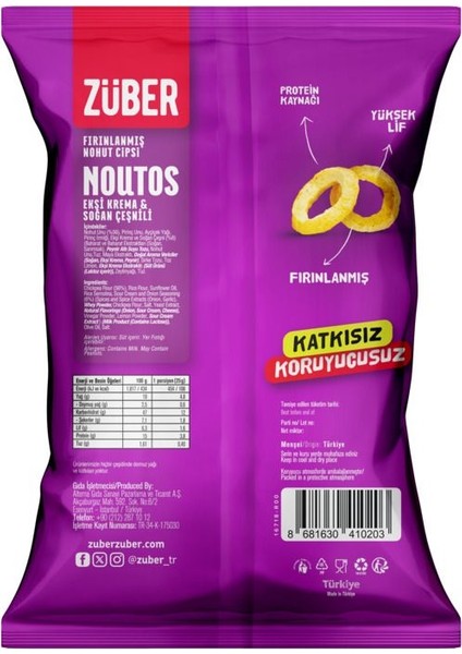 Noutos Fırınlanmış Nohut Cipsi Çeşitleri - 12 Adet, Katkı Maddesi ve Koruyucu İçermeyen, Ege Baharatlı, Cajun, Chili, Yoğurt, Yeşillik, Ekşi Krema ve Soğan Karışık Paket