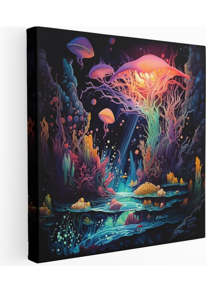 Aydınlık Derinlikler Kanvas Tablo