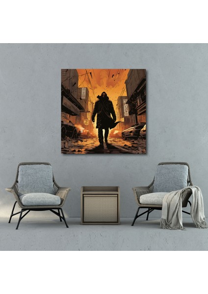 Pulp Fiction Kanvas Tablo - Çizgi Roman Anti-Kahraman - En Kaliteli Malzemelerle Ev Dekorasyonu fiyatları