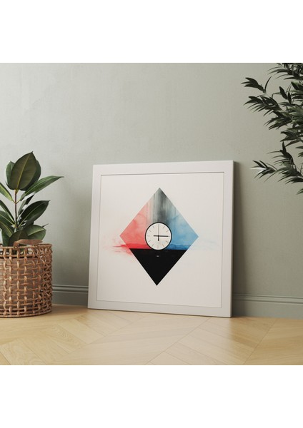 Pink Floyd Duvar Sanatı - 'zaman' Minimalist Kanvas Tablo - Duvar Dekorasyonu modelleri