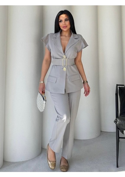 Vatkalı Yelek Pantolon Ikili Takım modelleri