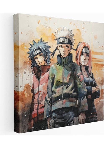 Canlı Naruto Kanvas Tablo Baskı