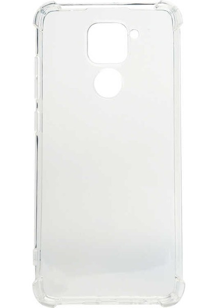 Xiaomi Redmi Note 9 Kılıf Şeffaf Sert Korumalı Kamera Korumalı Nitro Anti Shock Silikon