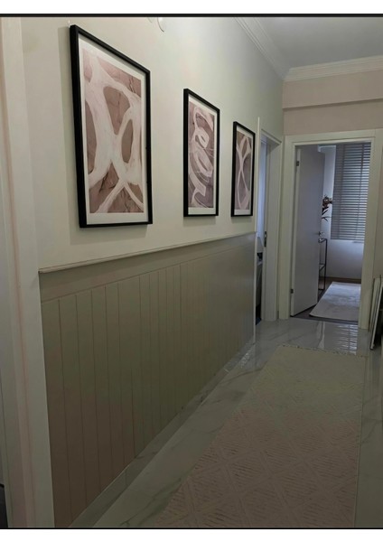 Mdf Cnc Işlemeli Dekoratif Boyanabilir Duvar Paneli (6mm)