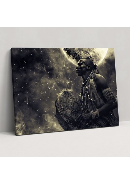 Mitoloji Kanvas Tablo - Ataların Ruhları Rehberliği - Duvar Dekorasyonu