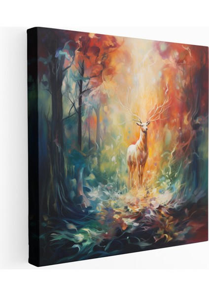 Mistik Orman Gezgini Kanvas Tablo
