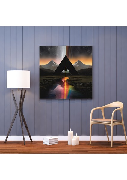 Pink Floyd Dijital Sanat Kanvas Tablo - Ev Dekorasyonu Kanvas Duvar Sanatı modelleri