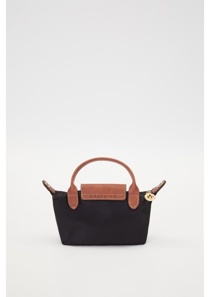 Siyah Deri Kapak Detaylı El Çantası indirimleri