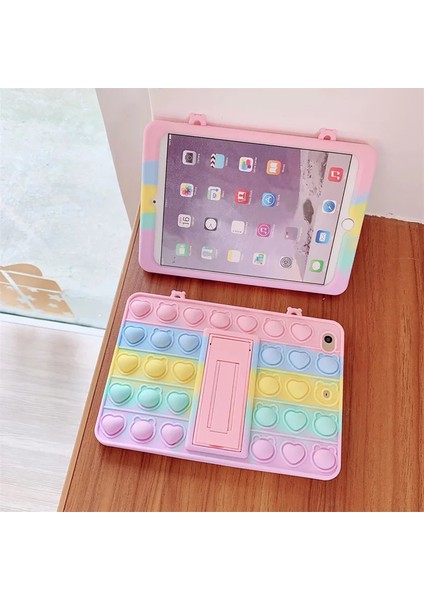 Samsung Galaxy Tab A8 10.5 X200 X205 X207 ile Uyumlu Kılıf Popit Tablet Kılıfı Askılı Standlı