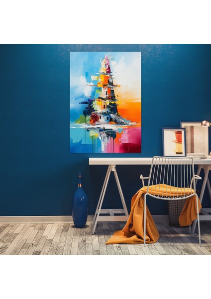 Pisa'nın Eğik Kulesi Kanvas Tablo - Canlı Renkler Duvar Dekorasyonu Ev Dekorasyonu fiyatları