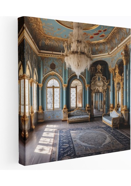 Topkapı Sarayı Kanvas Tablo | Zengin Osmanlı Imparatorluğu Iç Mekanı