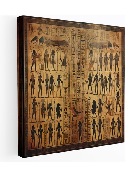Paşabahçe Efsaneleri - Mısır Mitolojisi - Paşabahçe Antik Mısır Ev Dekorasyonu Kanvas