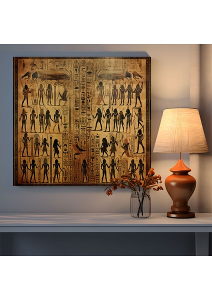 Paşabahçe Efsaneleri - Mısır Mitolojisi - Paşabahçe Antik Mısır Ev Dekorasyonu Kanvas fiyatları