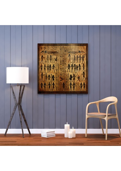 Paşabahçe Efsaneleri - Mısır Mitolojisi - Paşabahçe Antik Mısır Ev Dekorasyonu Kanvas modelleri
