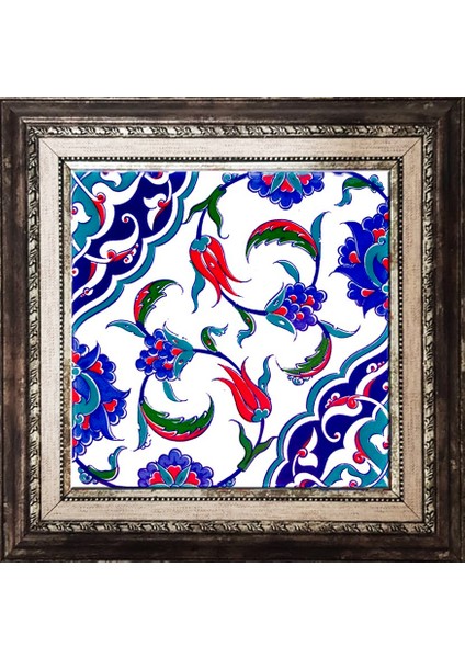20x20 Cm Ac 44 Osmanlı İznik Desen Kütahya Çini Pano fırsatları