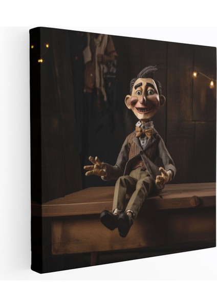 Puppet El Yapımı Kanvas Tablo - Duvar Sanatı