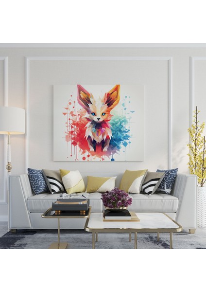 Pokemon Duvar Dekorasyonu - Eevee Evrim Soyut Kanvas Tablo Baskı - Pokemon Eevee Evrim Kanvas Tablo Sanatı fiyatları