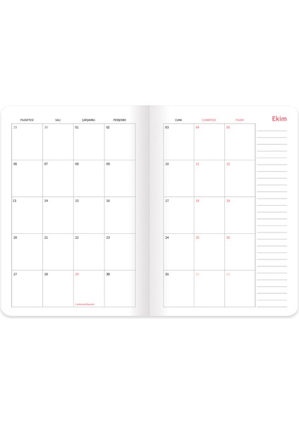 Keskin 17*24 Ciltli Akademik Ajanda - Lunar fiyatları