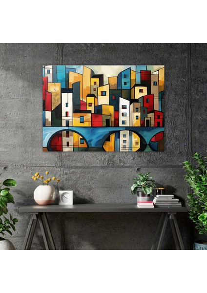 Pablo Picasso Şehir Manzaralı Kanvas Tablo - Ev Dekorasyonu Duvar Sanatı modelleri