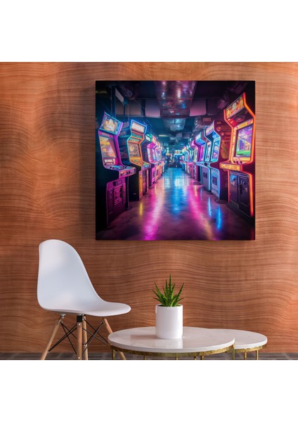Retro Arcade Oyun Makineleri Kanvas Tablo - Duvar Sanatı modelleri