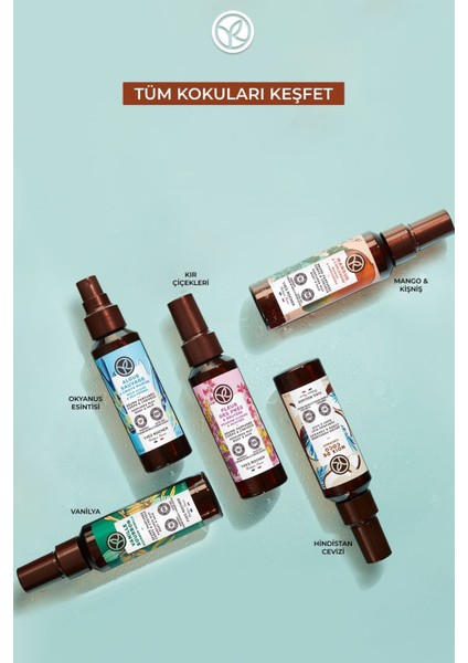 Saç ve Vücut Spreyi- Tropikal Hindistan Cevizi - Vegan-100ml