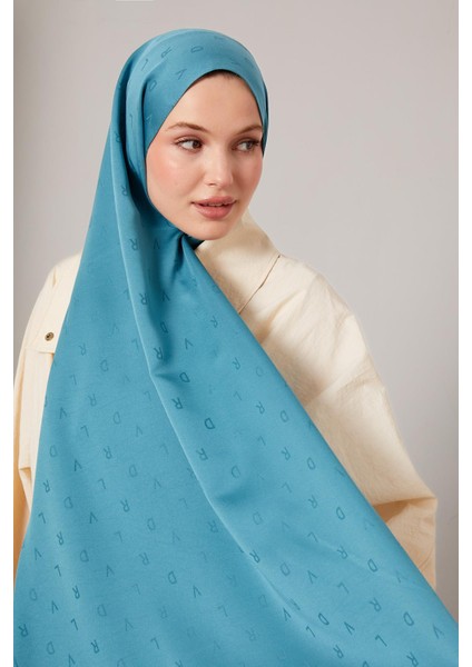 Yosun Yeşili Mini Lvd Baskılı Jakarlı Şal fiyatları