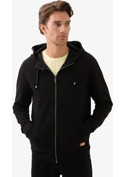 Erkek Sweatshirt 40832 - Siyah