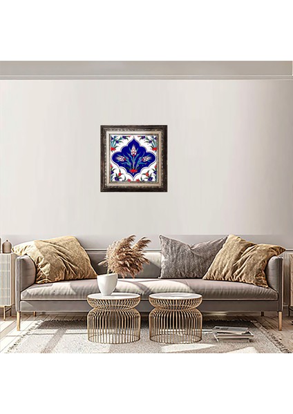 20x20 Cm Ac 45 Kütahya Çinisi İznik Desenli Çini Pano indirimleri